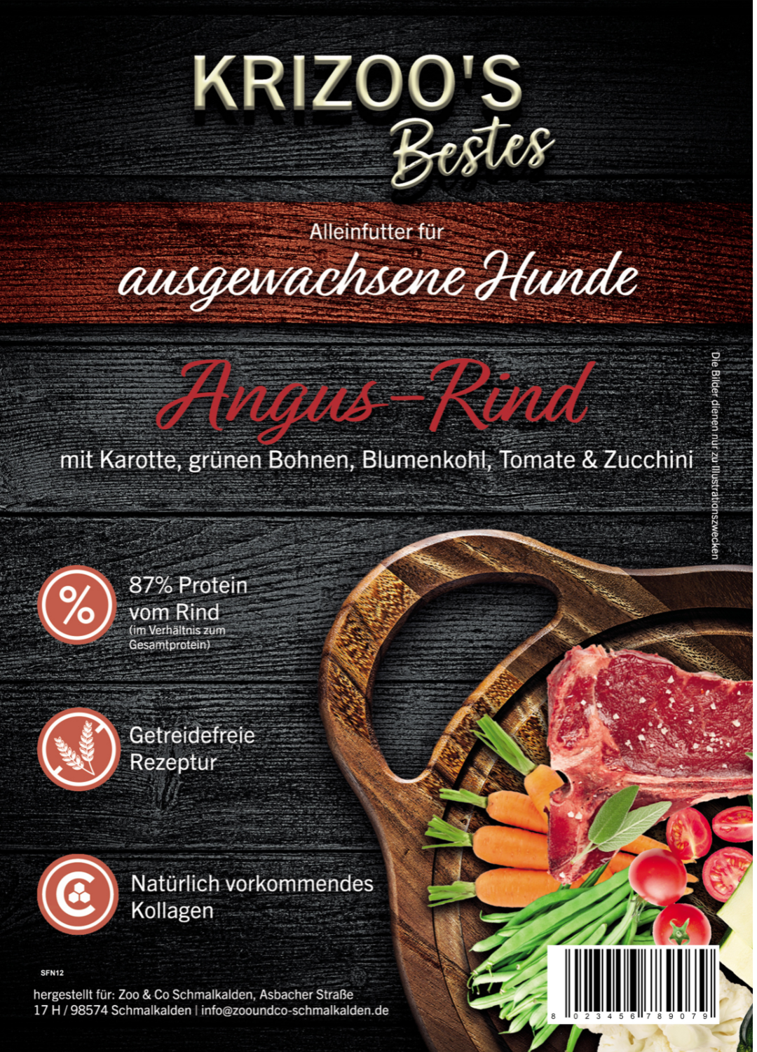 Krizoo's Bestes -Angus Rind - adult