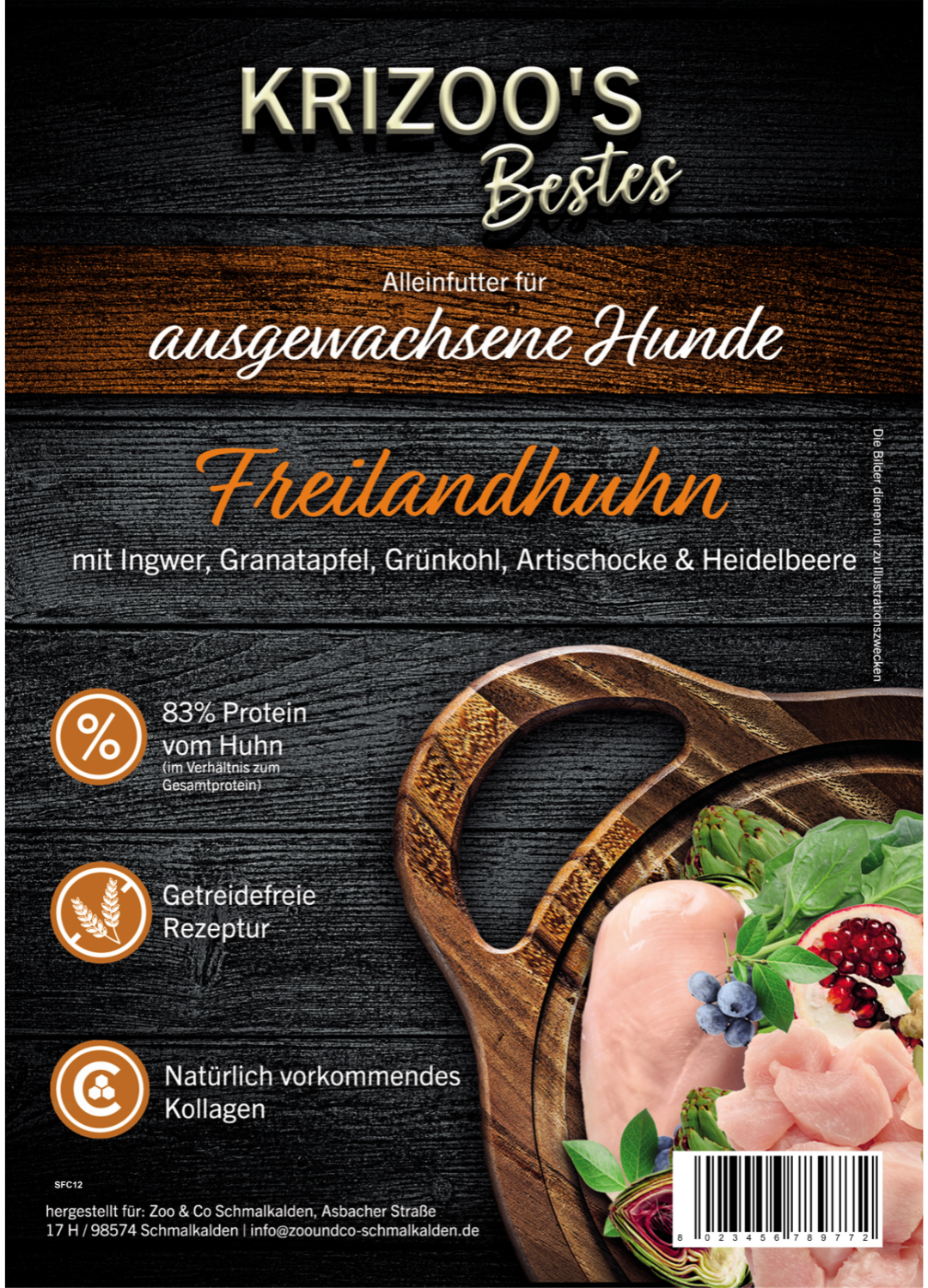 Krizoo's Bestes -Freilandhuhn - adult