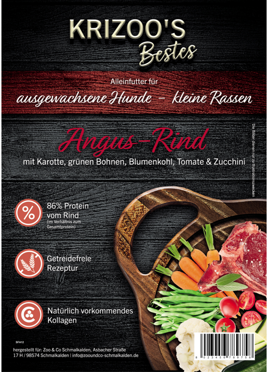 Krizoo's Bestes -Angus Rind - adult für kleine Rassen