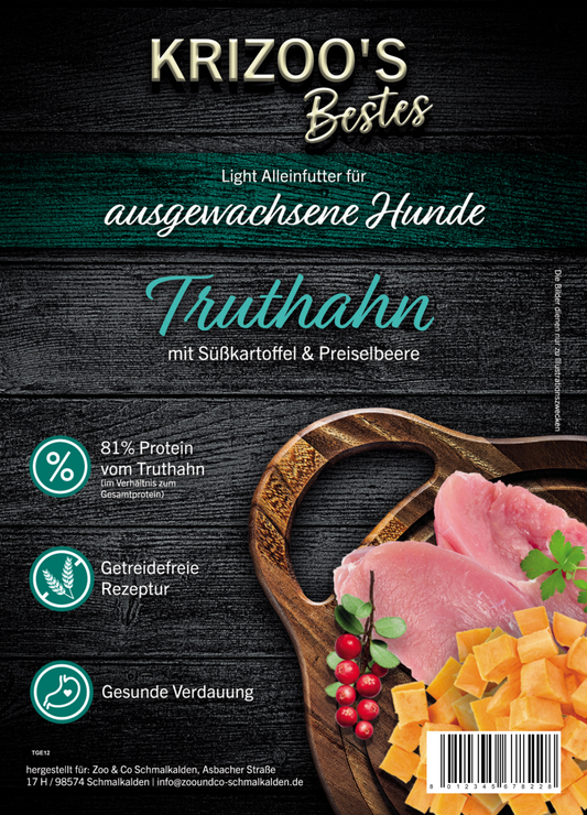 Krizoo's Bestes -Truthahn light - adult