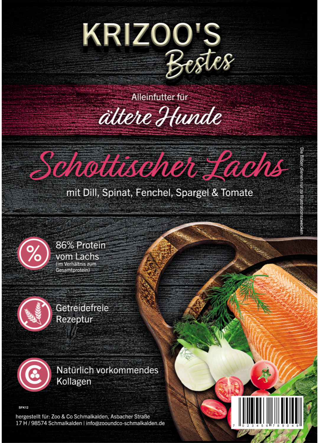 Krizoo's Bestes -Schottischer Lachs - Senior