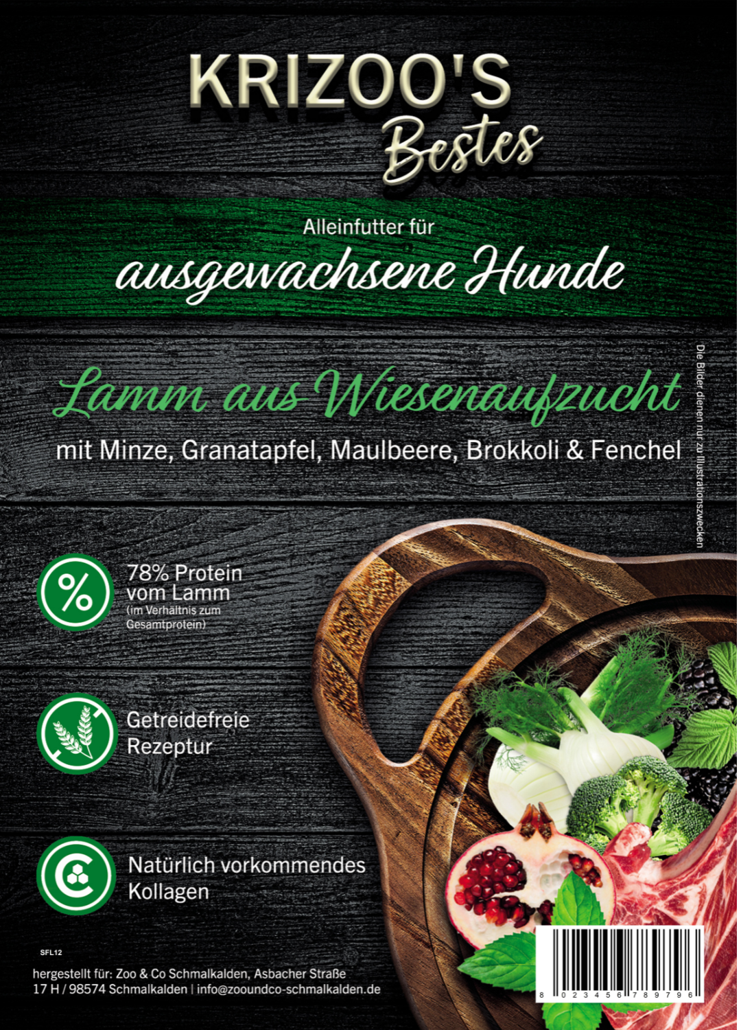 Krizoo's Bestes -Lamm aus Wiesenaufzucht - adult